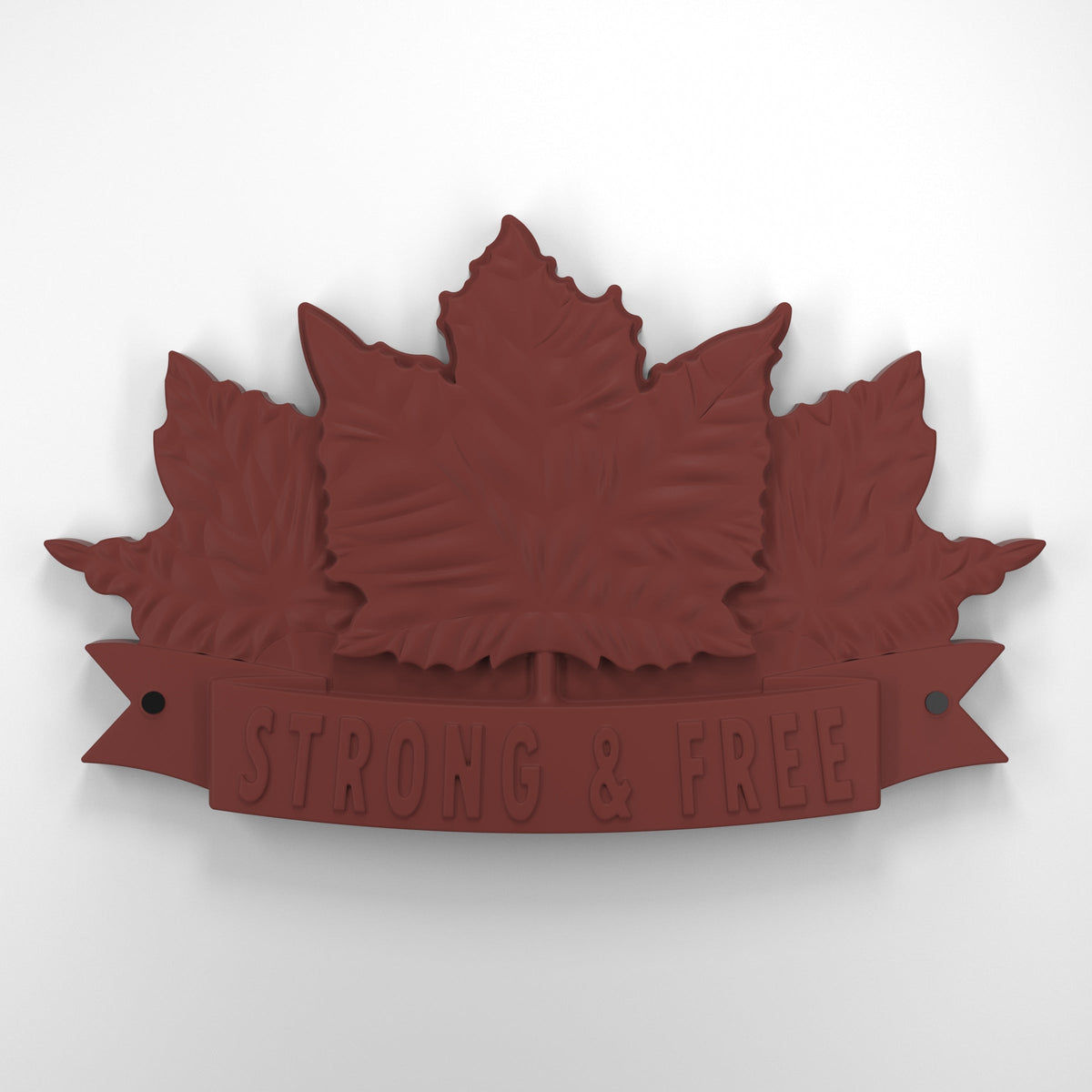 Strong and free • Plaque [1729]