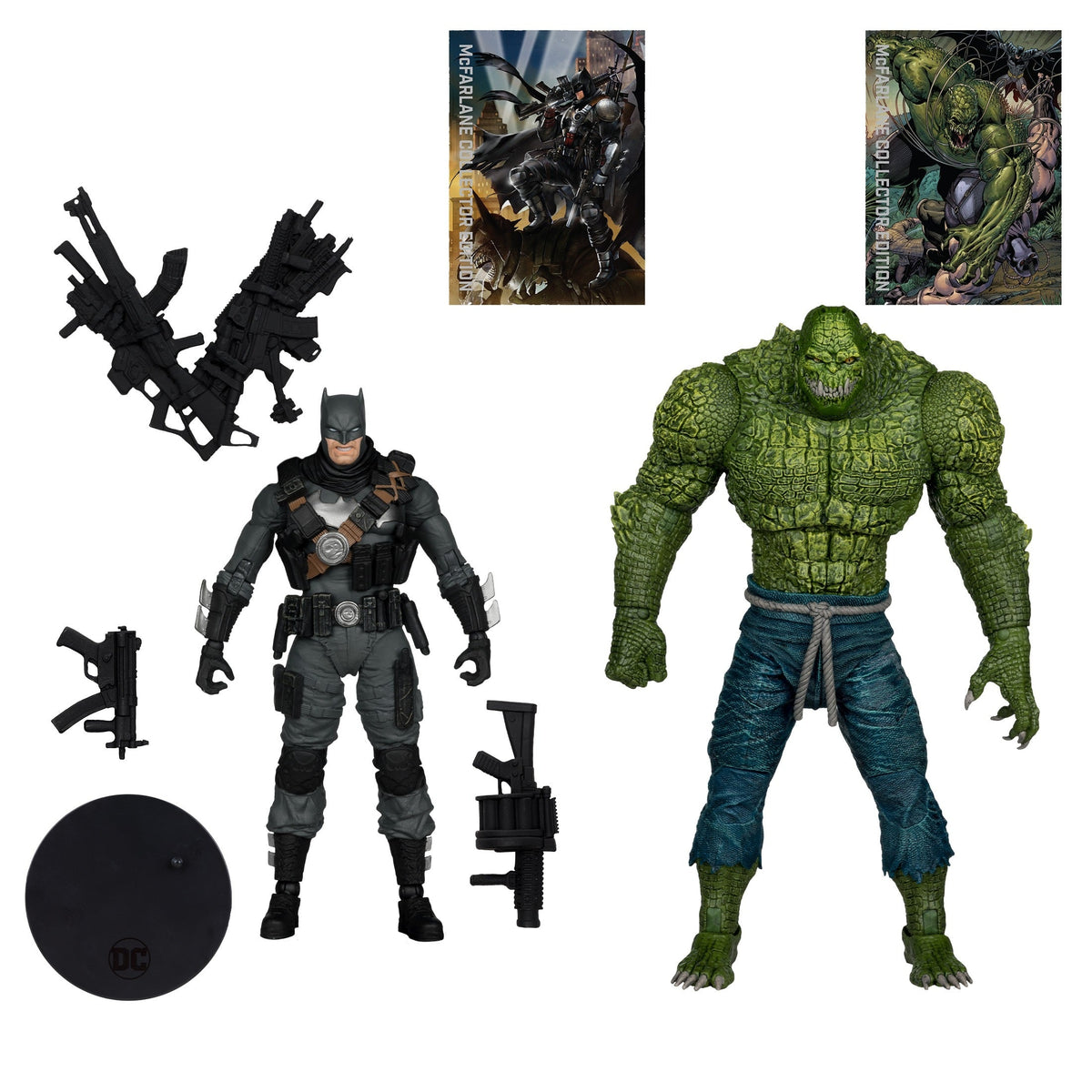 DC Multiverse Collector Edition - Dark Multiverse - The Grim Knight Vs. Killer Croc