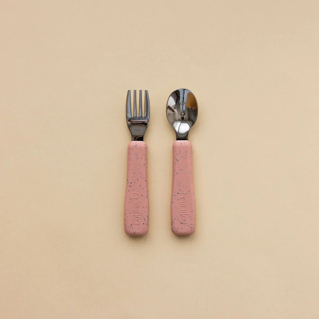Metal Fork and Spoon Set