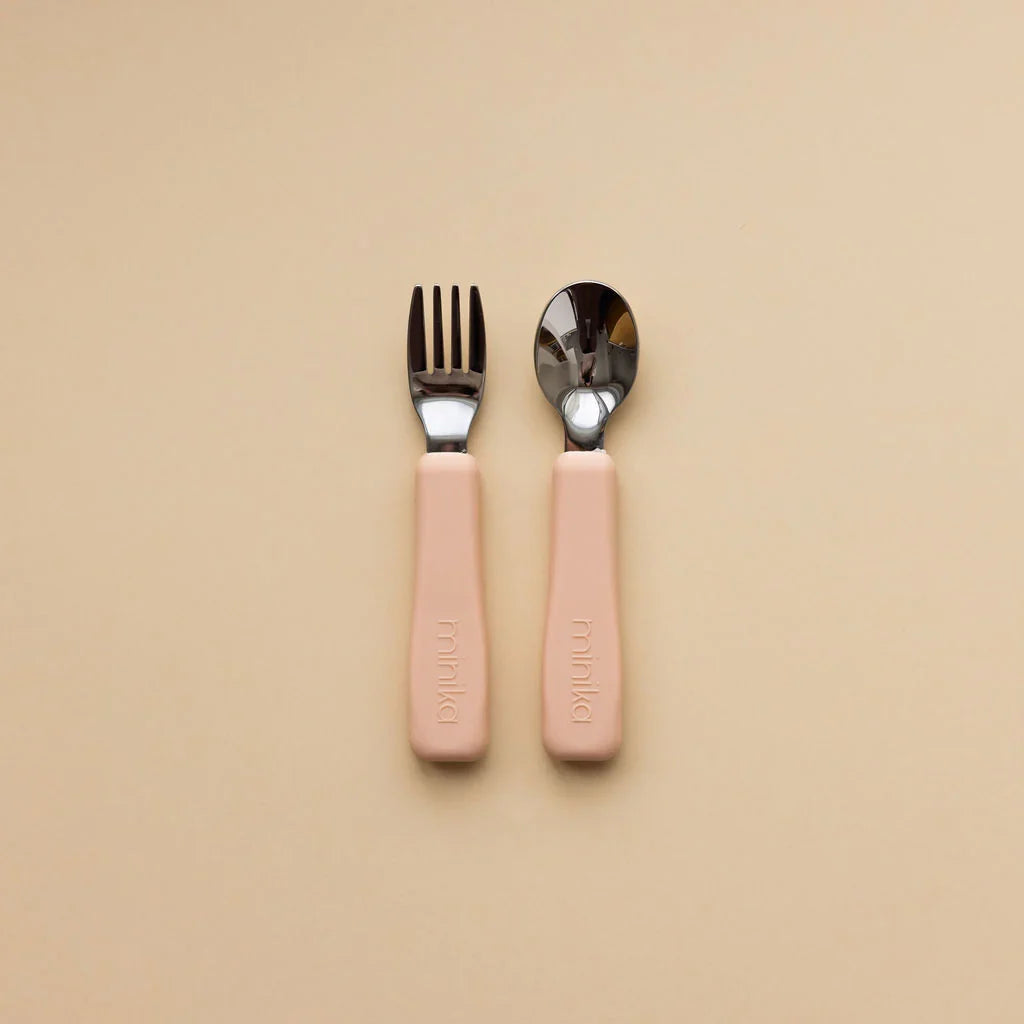 Metal Fork and Spoon Set