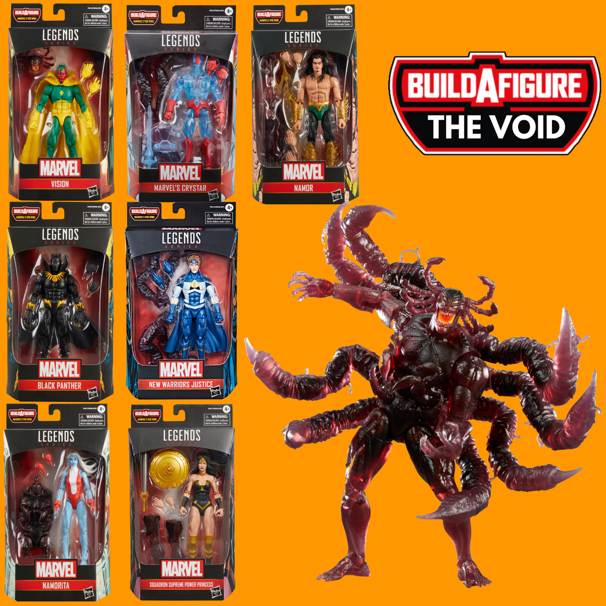 Marvel Legends  - Wave - THE VOID BAF complete Set of 7