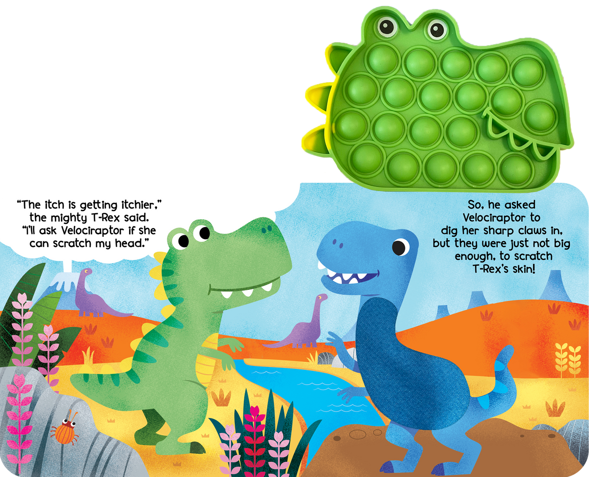 Little Hippo Books - Little T-Rex - Your Sensory Fidget Friend - Ages 1+