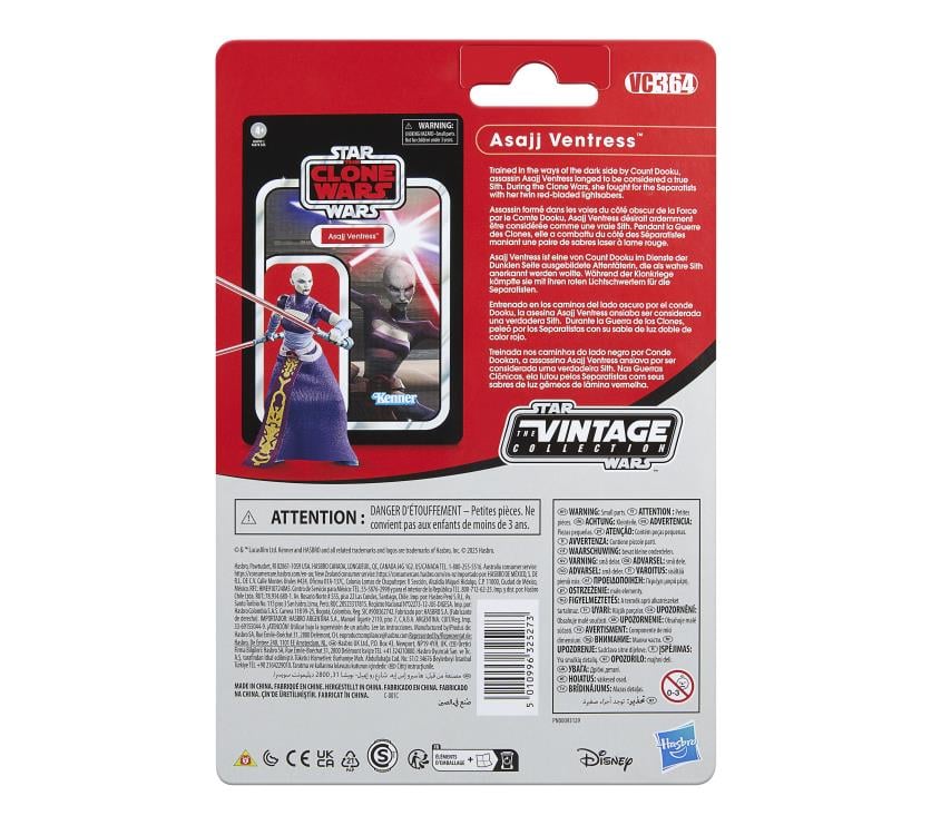 Star Wars: The Vintage Collection Asajj Ventress (The Clone Wars) Action Figure