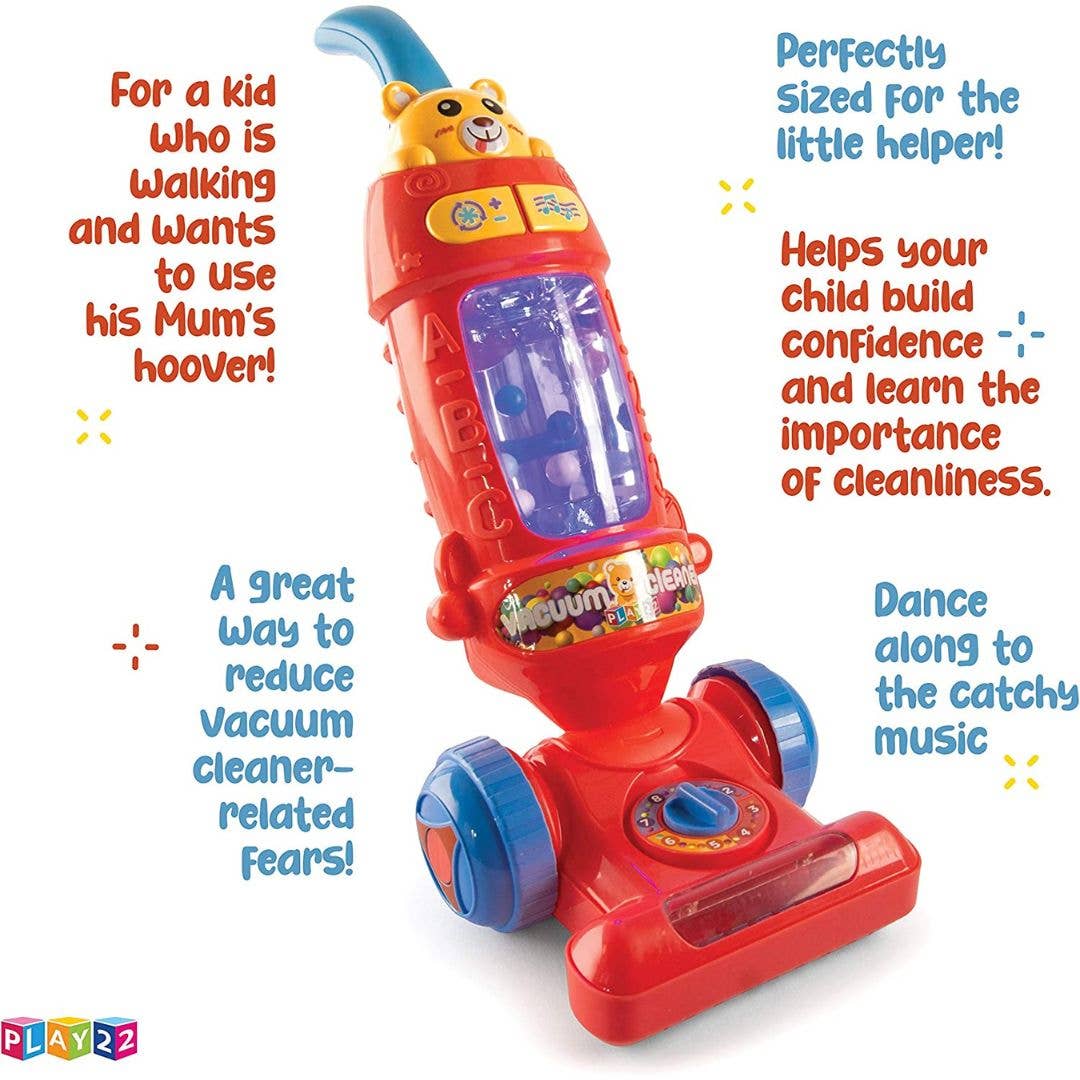 Play22 - Kids Vacuum Cleaner Toy for Toddler with Lights & Sounds - Ages 3+