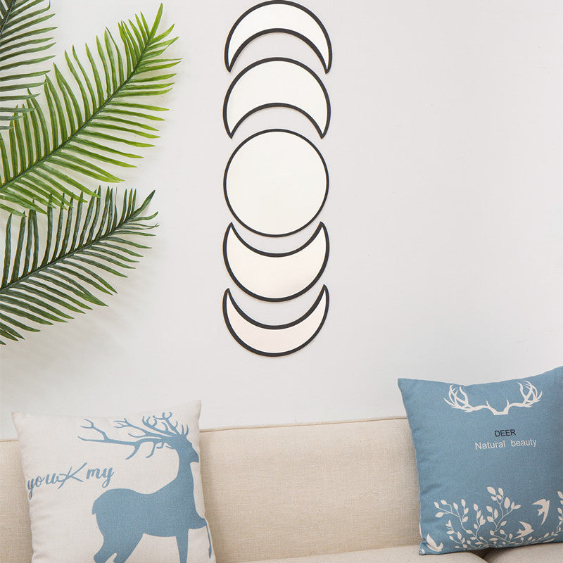 Moon Phase Wall Decorative Mirror