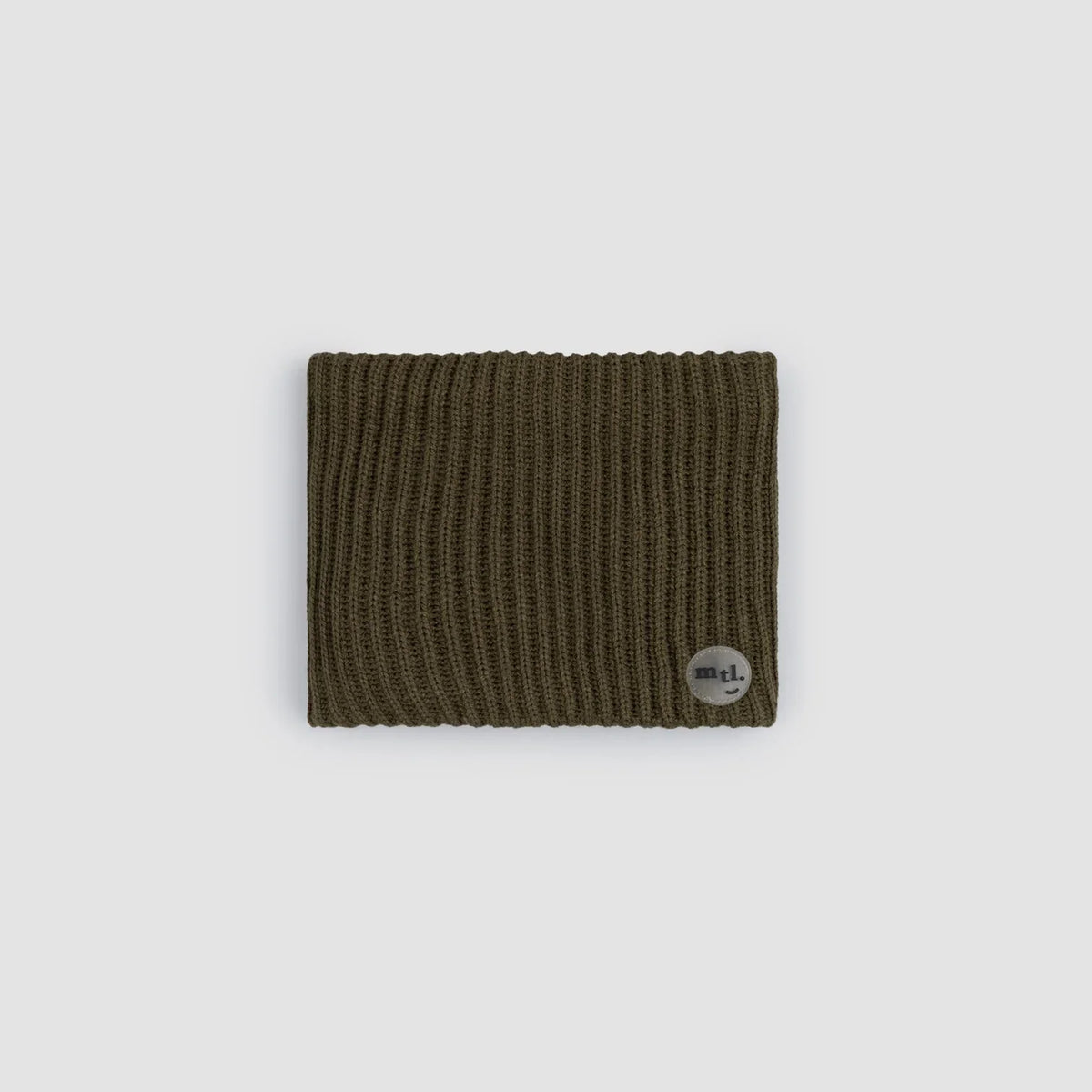 Ribbed Neck Warmer | Lichen Green | Miles The Label