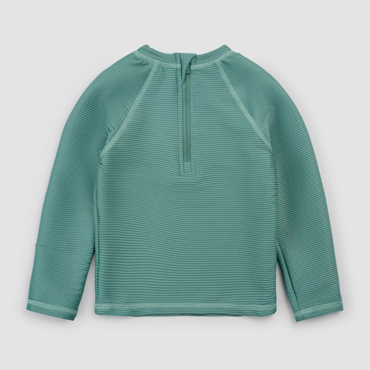 L/S Ribbed Rashguard | Teal | Miles the Label
