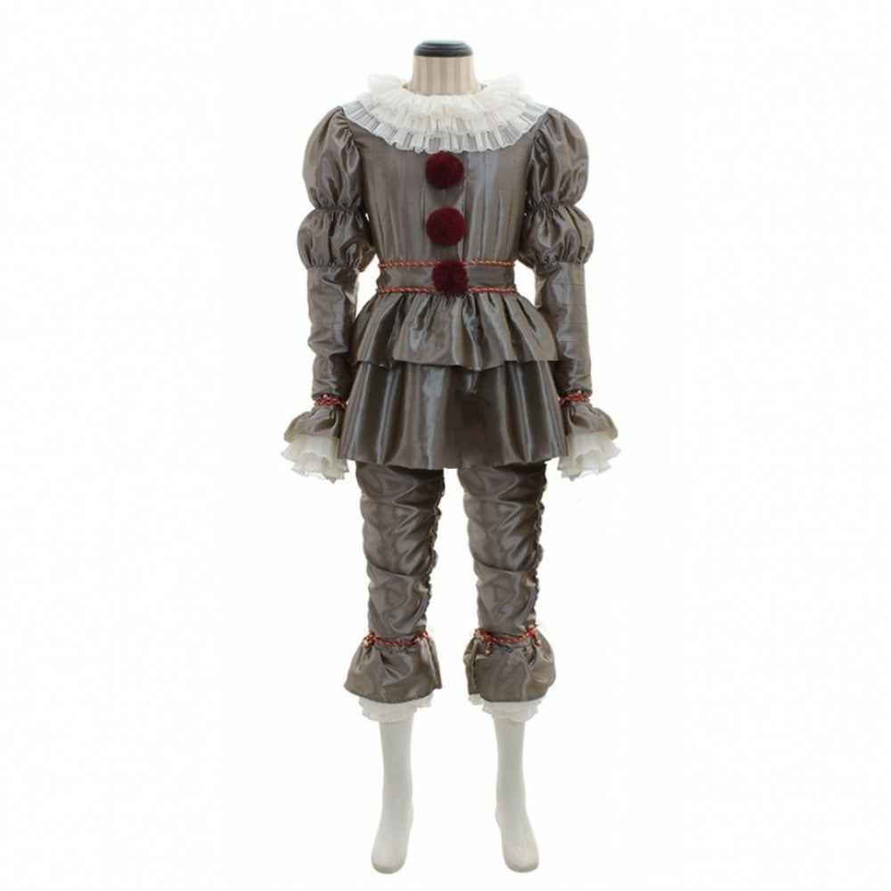 Women's Clown Cosplay Costume Set – Halloween Party Jester Outfit with Accessories
