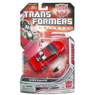 Transformers Universe Classic Series Deluxe Class 25th Anniversary Autobot Sideswipe