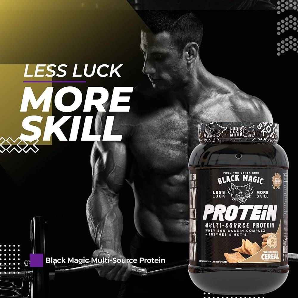 Black Magic Multi-Source Protein Powder - Cinnamon Toast Cereal