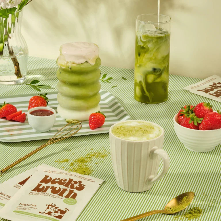 BECK'S BROTH - Protein Match Latte
