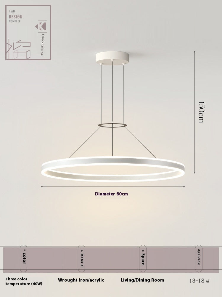 Creative Commercial Round Restaurant Chandelier