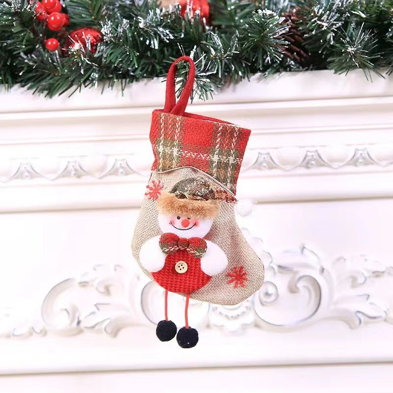 Christmas Stocking Pendant – Festive Holiday Gift Bag Hanging Decoration