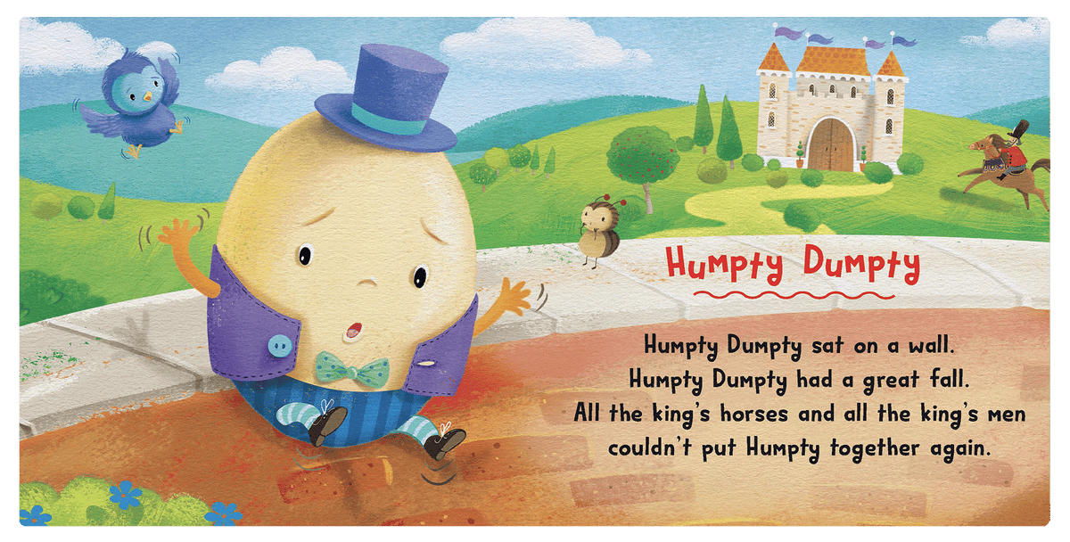 Little Hippo Books - My First Book of Nursery Rhymes - Children's Padded Board Book - Ages 0–5