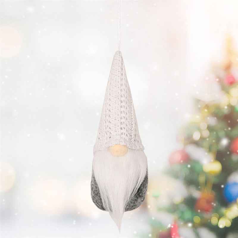 Knitted Christmas Tree Pendant Ornaments – Small Hanging Decor, 3 Styles