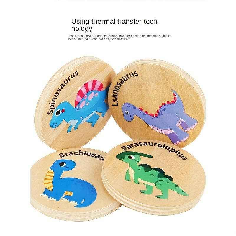 KiddieKickz - Dinosaur Memory Matching Game - Ages 3+