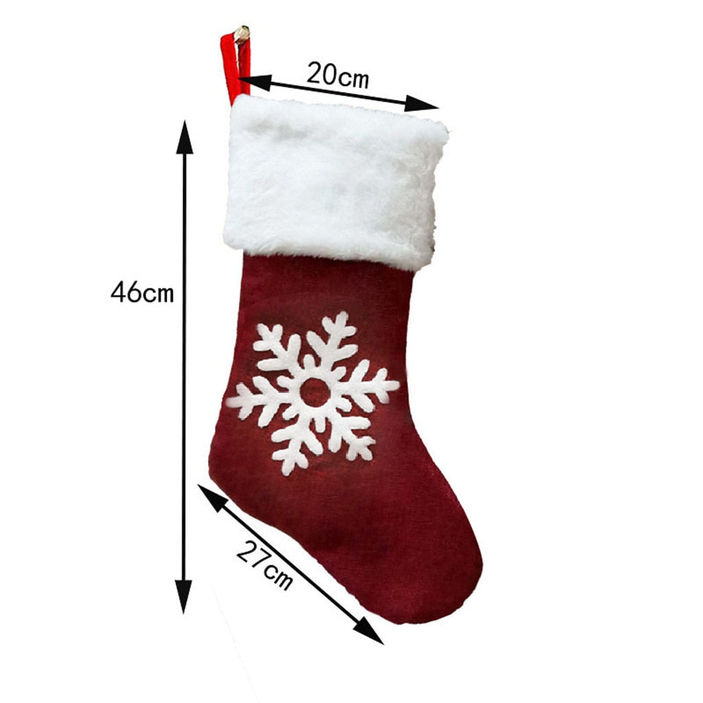Christmas Stocking Gift Bag Holiday Decor
