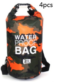 Outdoor Waterproof Bag Camouflage Polyester Double Shoulder Waterproof Bag Portable Beach Backpack