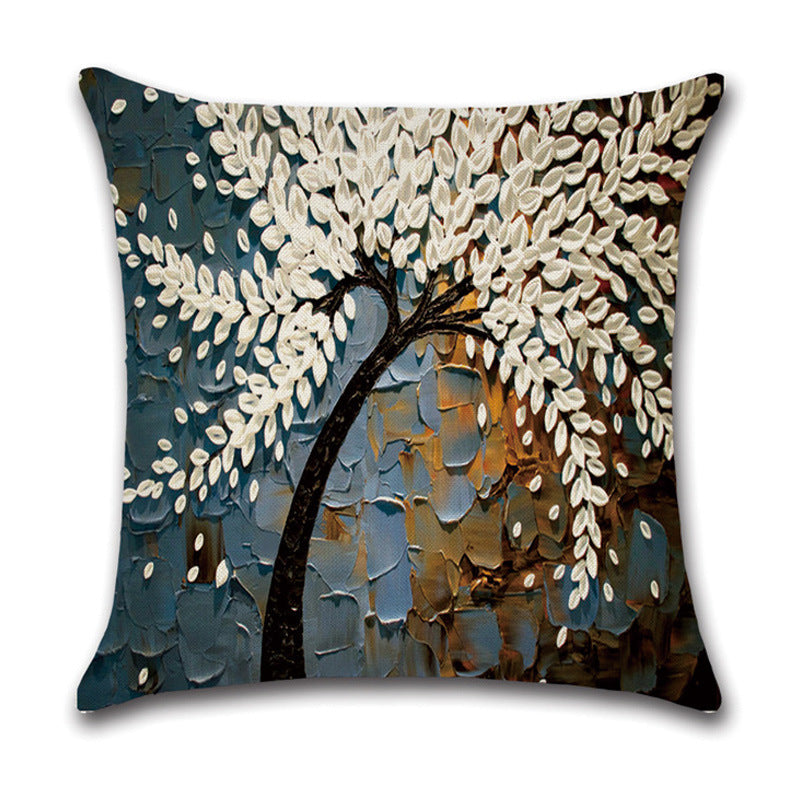 Nature Landscape Throw Pillow Cover – American Country Style Home Décor
