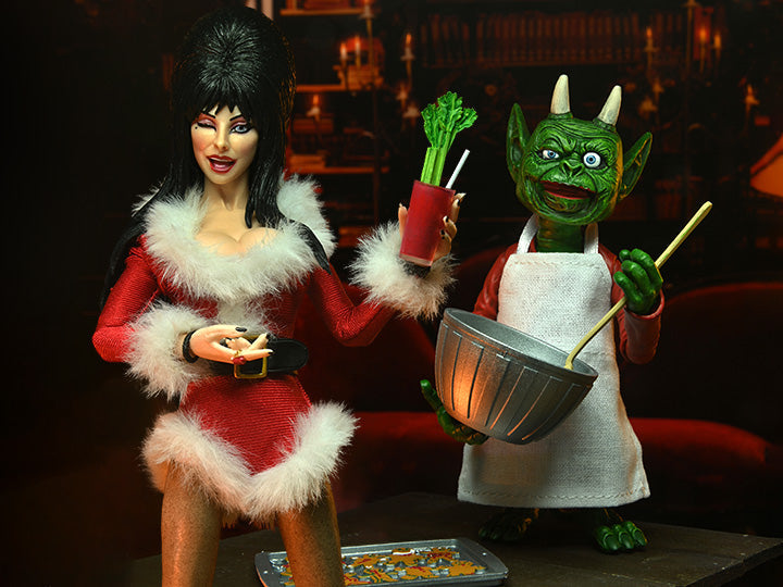 Neca - Elvira, Mistress of the Dark Elvira - Very Scary X-Mas Ver.) Deluxe Clothed