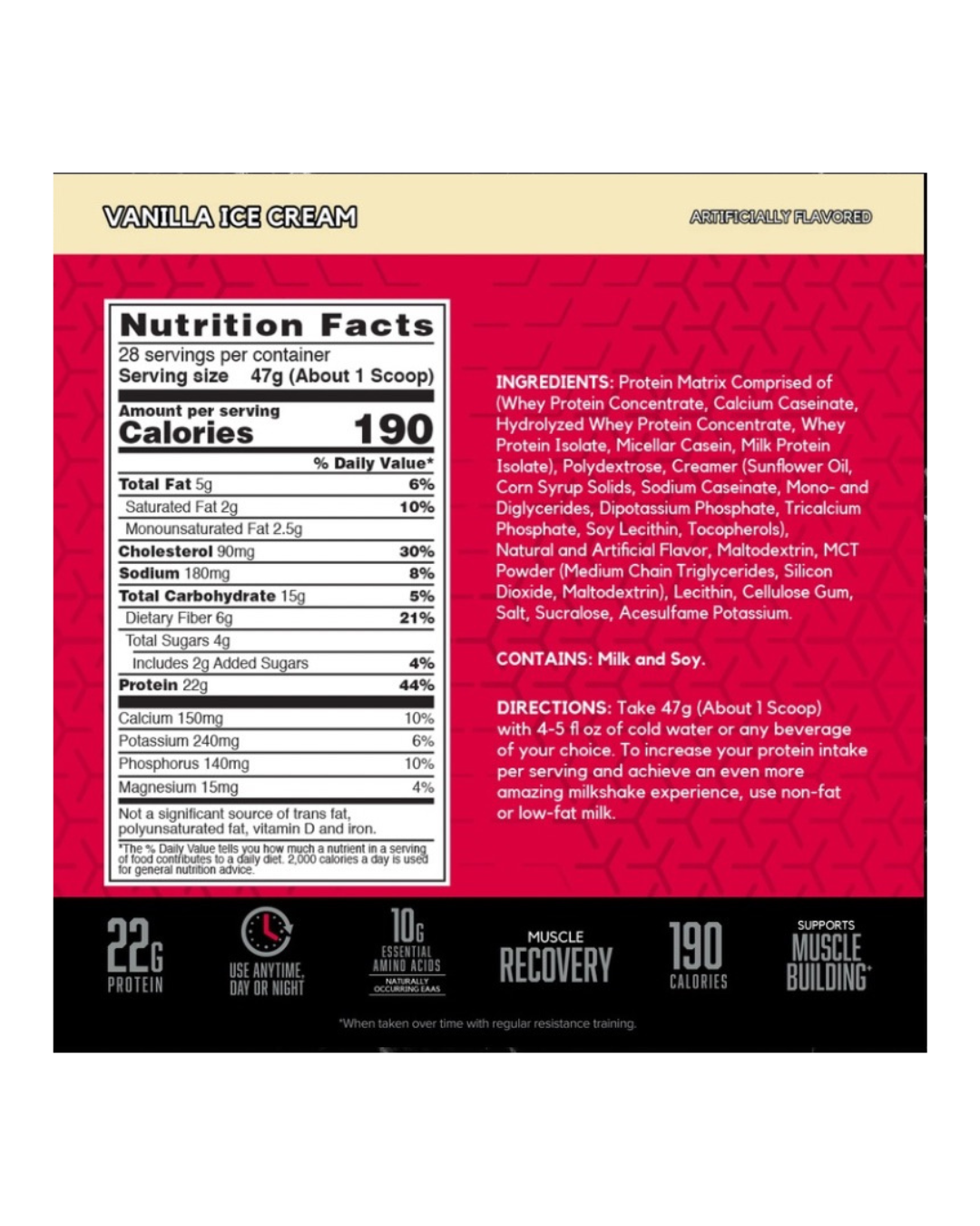 BSN SYNTHA-6 Premium Protein Powder - 48 Servings