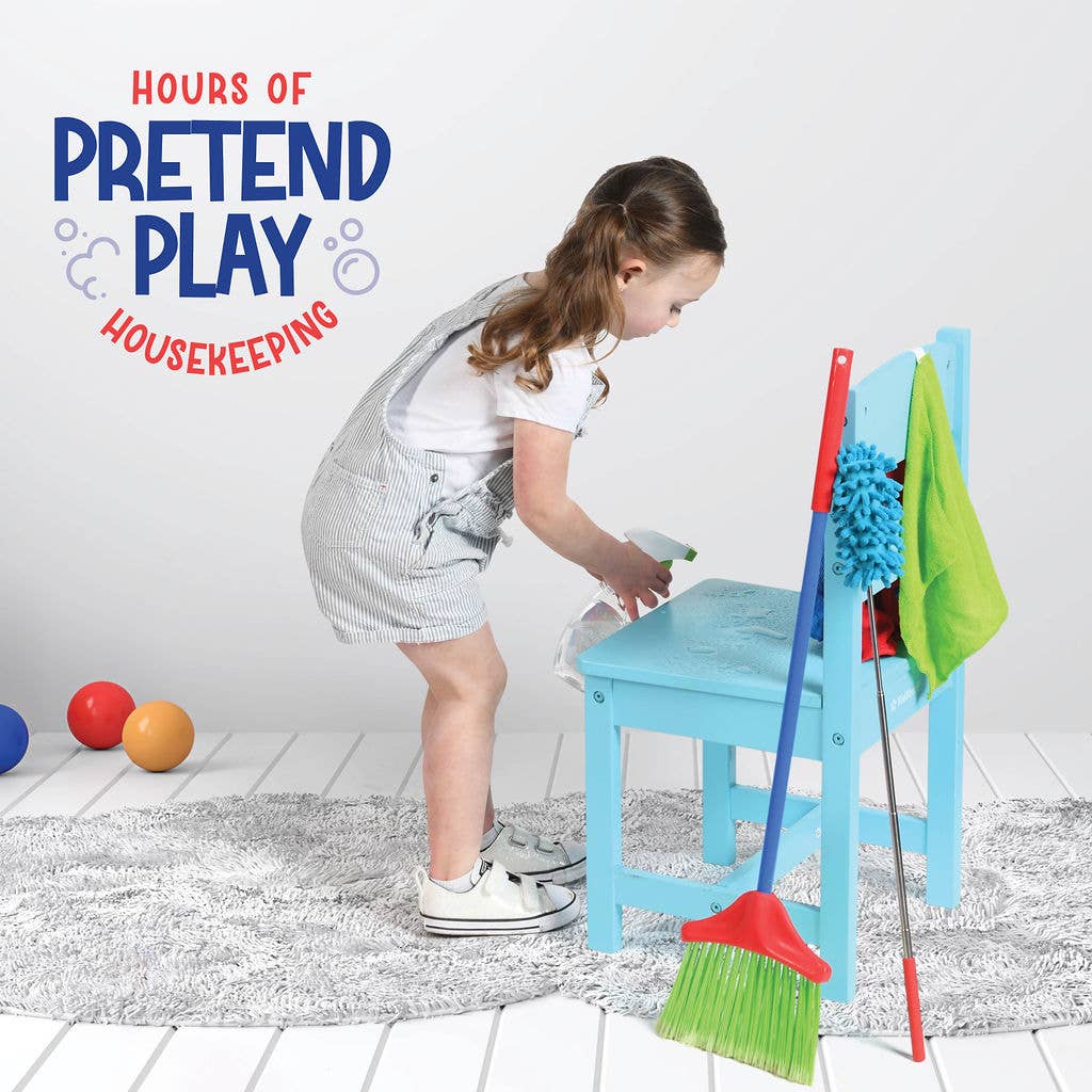 Play22 - 12-Piece Kids Cleaning Set - Toy Housekeeping Fun - Ages 3+