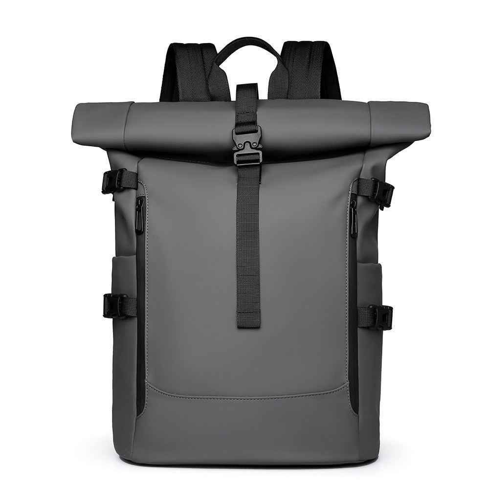 Fashionable Roll-top High-capacity Waterproof Travel Backpack