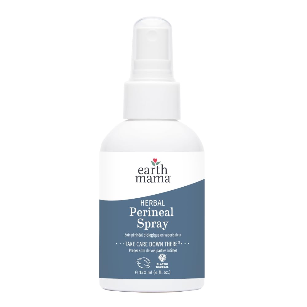 Earth Mama Herbal Perineal Spray for Pregnancy and Postpartum, 120ml 🍁 All In One Marketplace Canada