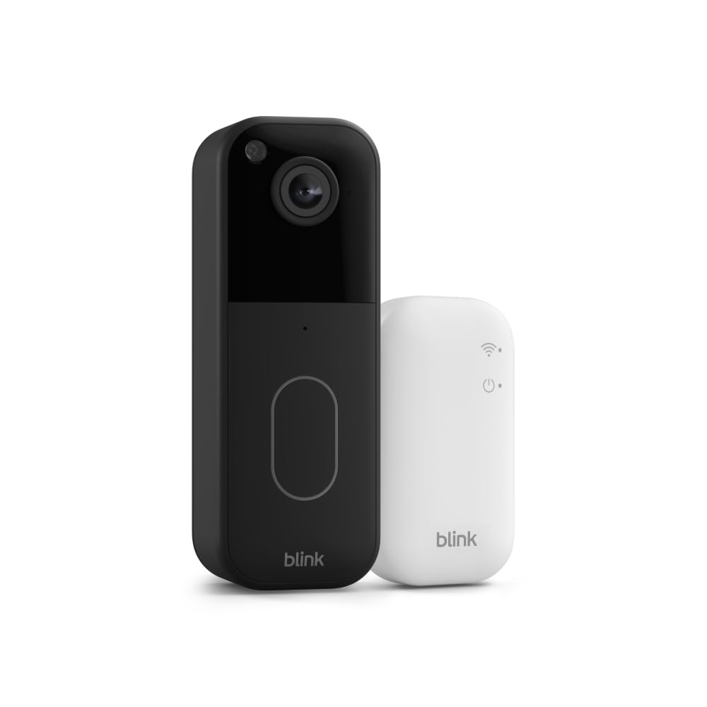 Blink Video Doorbell – Head-to-toe HD view, two-year battery, simple setup. Sync Module Core included – System (Black) 🍁 All In One Marketplace Canada