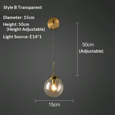 Wall Sconce For The Hallway Or Corridor In Front Of The Mirror