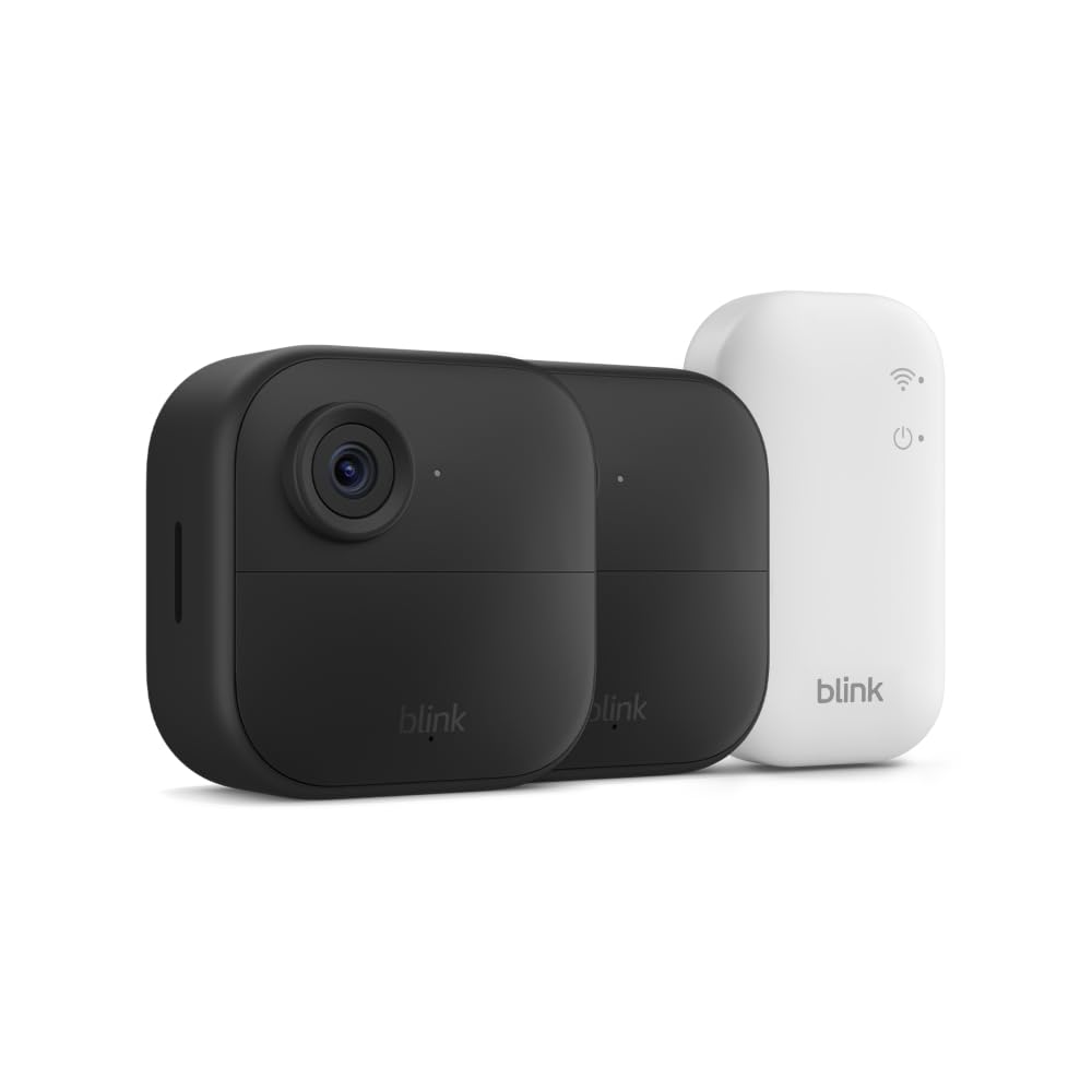 Blink Outdoor 4 – Wireless smart security camera, two-year battery life, 1080p HD day and infrared night live view, two-way talk. Sync Module Core included – 2 camera system 🍁 All In One Marketplace Canada