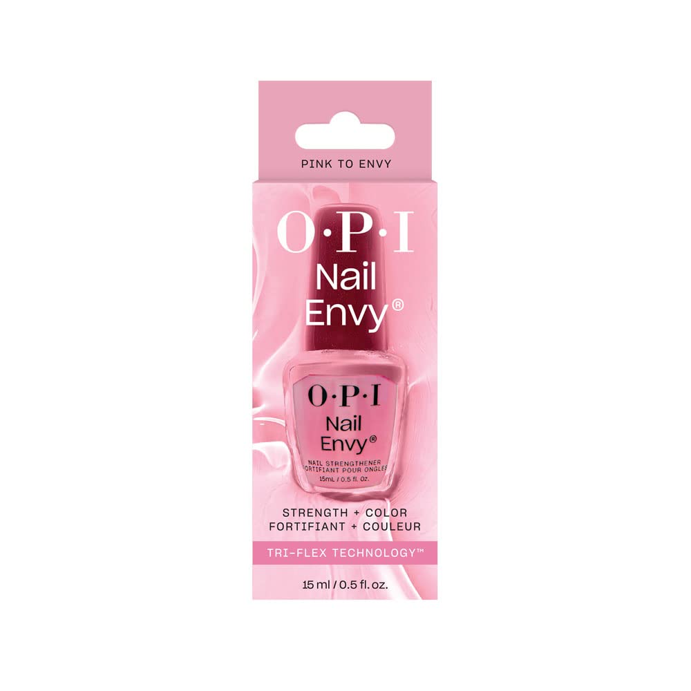 OPI Nail Envy Strengthener Pink to Envy | Sheer Soft Pink Crème Strengthening Nail Polish Treatment | Strengthen Weak & Thin Nails 🍁 All In One Marketplace Canada