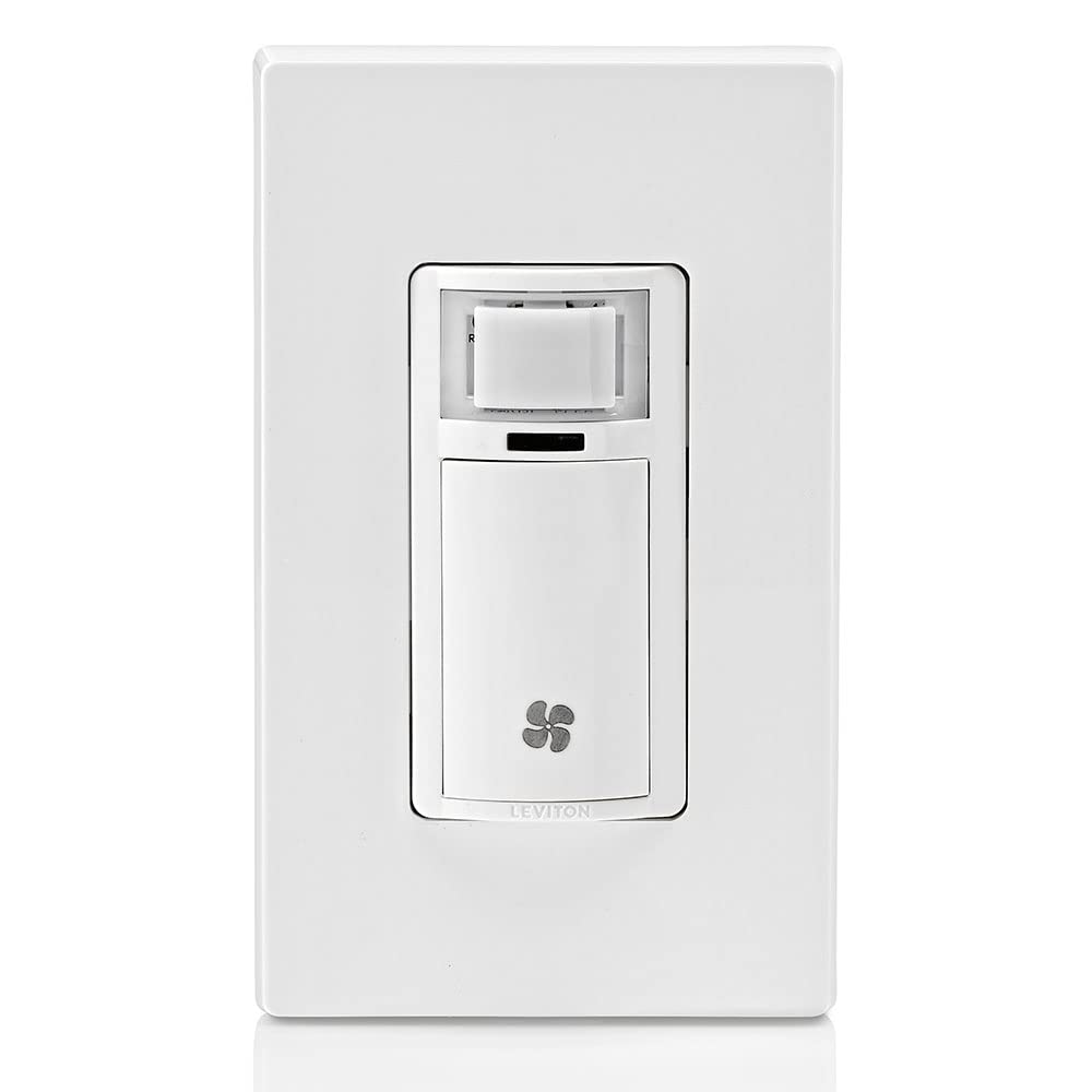 Leviton Humidity Sensor Switch for Bathroom Exhaust Fan, automate Ventilation, air Circulation, Moisture Control, ¼ HP, Single Pole, DHS05-1LW, White 🍁 All In One Marketplace Canada