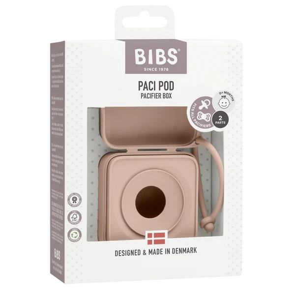 BIBS Pacifier Box | Blush