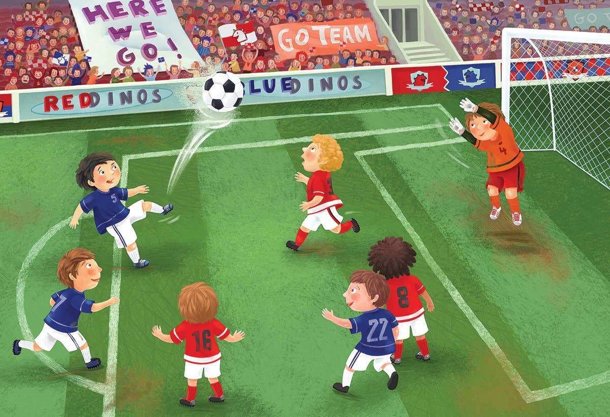 Eurographics Junior League Soccer 60-Piece Puzzle - Ages 4+