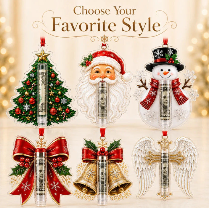 Christmas Cash Holder Ornament