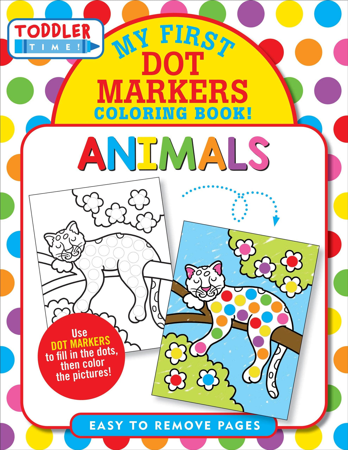 Peter Pauper Press - My First Dot Markers Coloring Book! Animals - Ages 3+