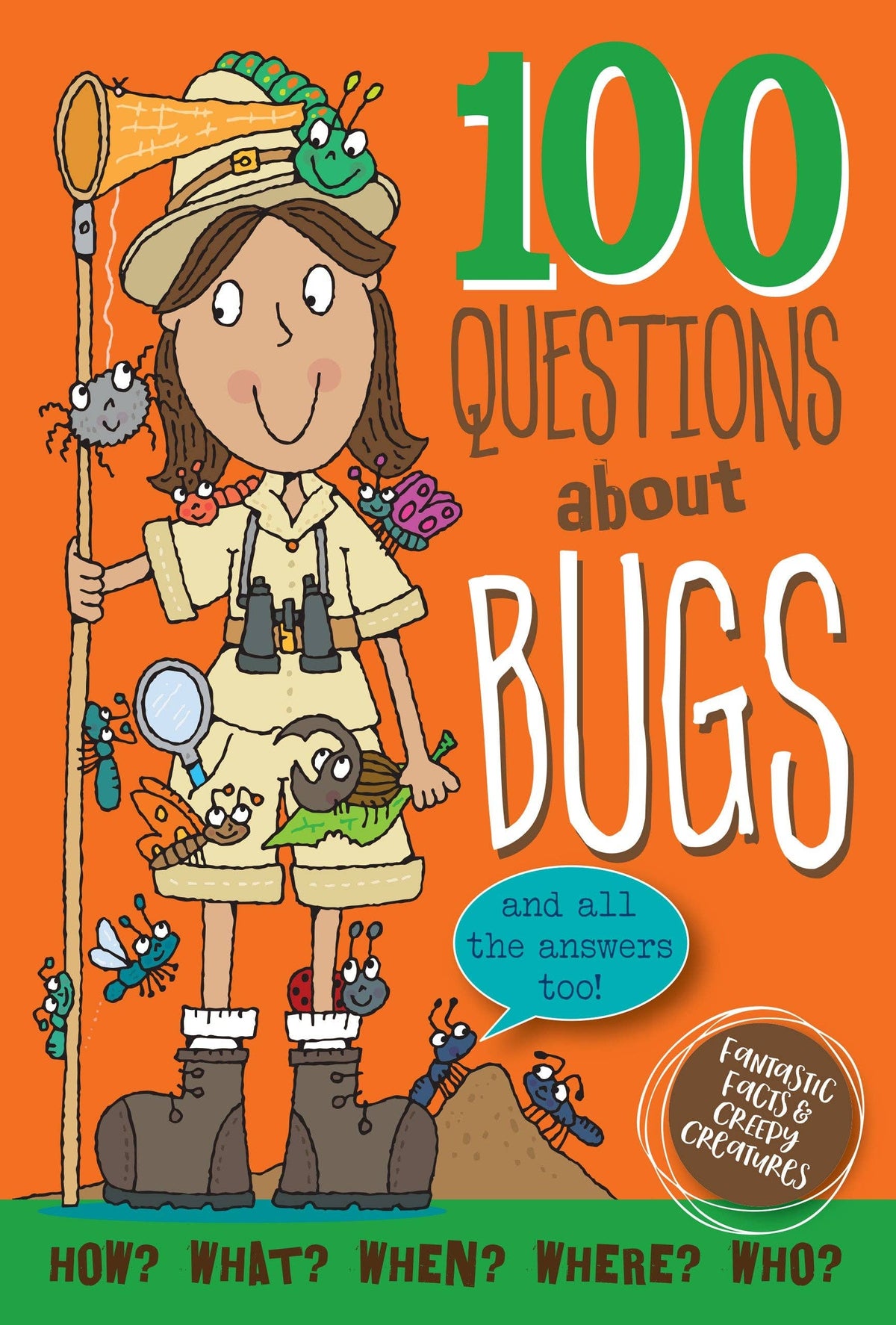 Peter Pauper Press - 100 Questions about Bugs - Ages 7+