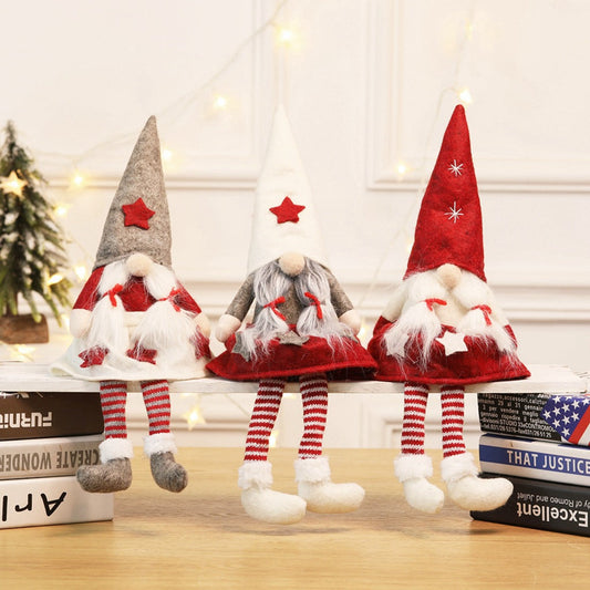 Christmas Gnome Figurine Holiday Table Decor
