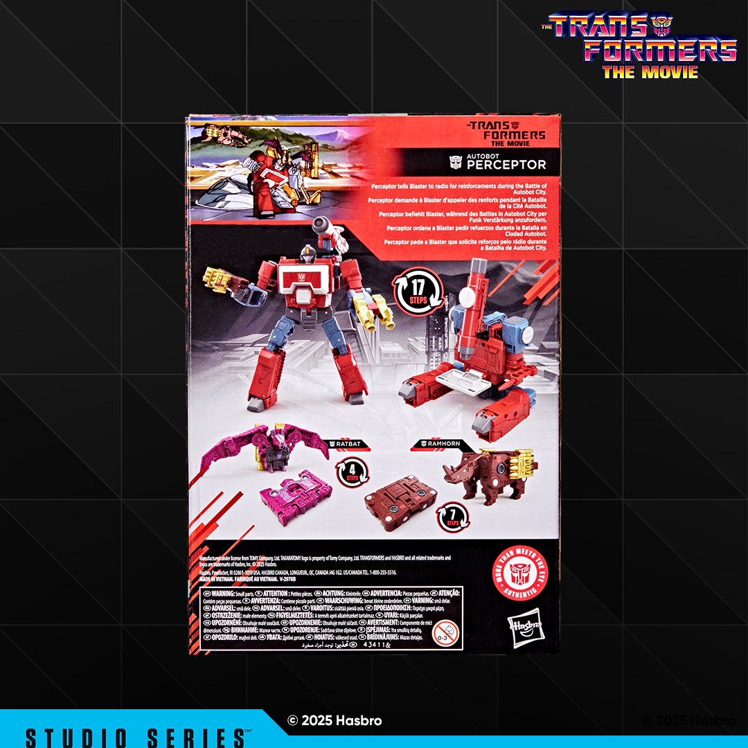 Transformers Studio Series MTMTE Collection Deluxe Class Transformers: The Movie Autobot Perceptor - Exclusive