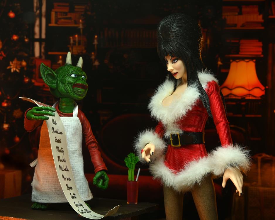 Neca - Elvira, Mistress of the Dark Elvira - Very Scary X-Mas Ver.) Deluxe Clothed