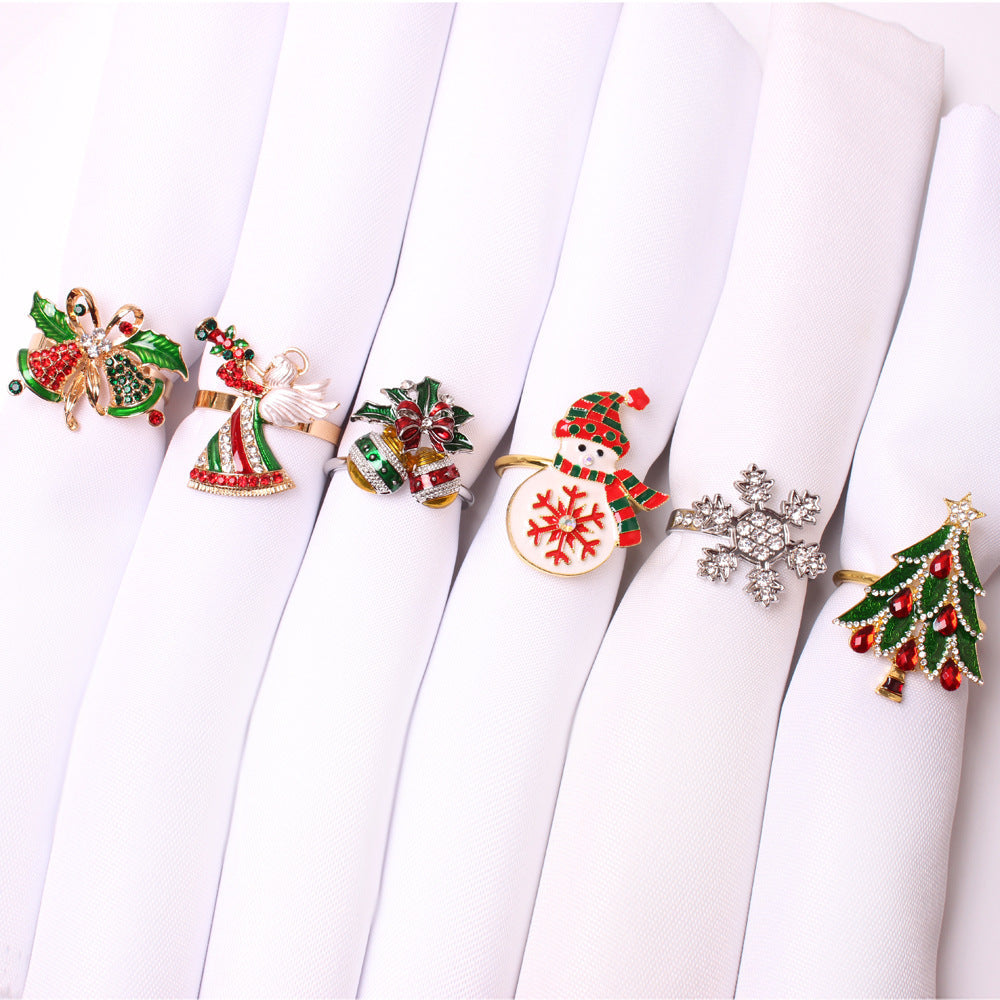Christmas Napkin Rings Holiday Table Decoration