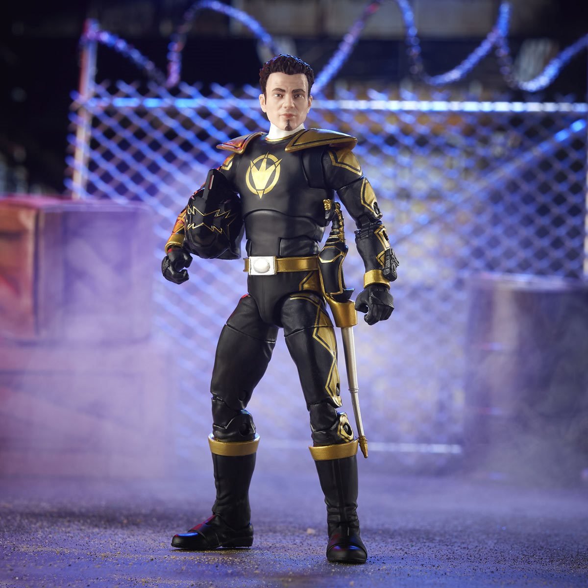 Power Rangers Dino Thunder Lightning Collection Black Ranger