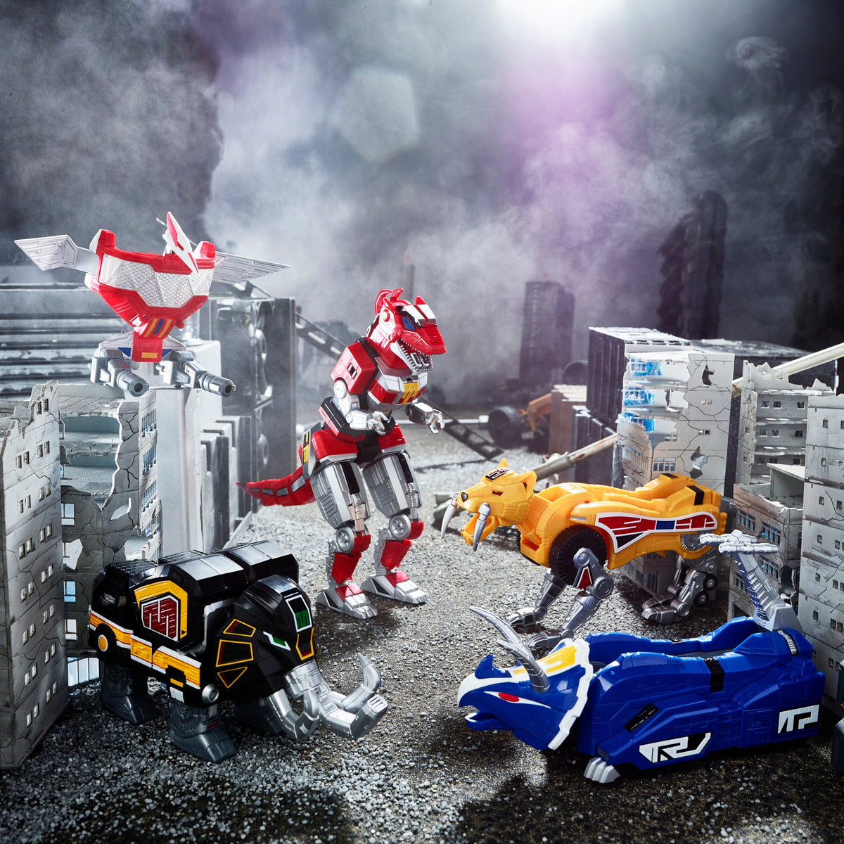 Power Rangers Lightning Collection Mighty Morphin Dino Megazord