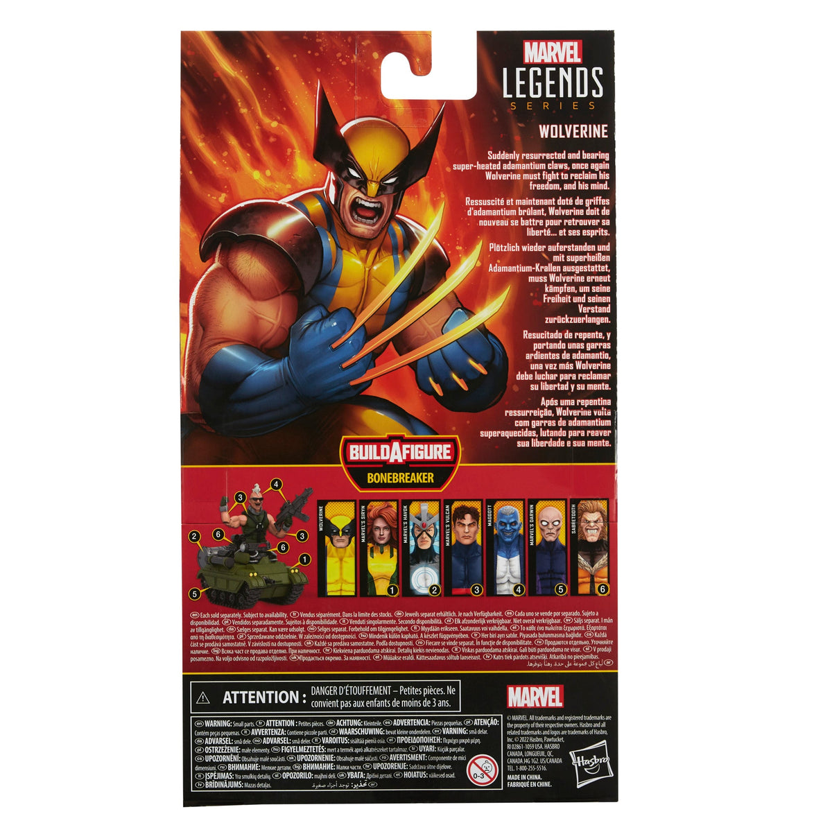 Marvel Legends Series X-Men Wolverine - BONEBREAKER Baf