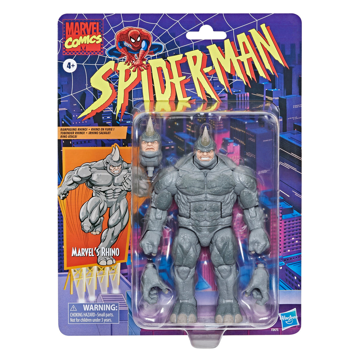 Marvel Legends Spider-Man Rhino Retro