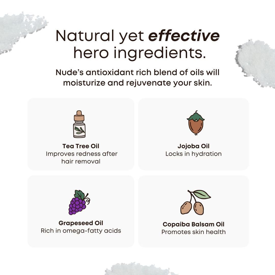 Bushbalm Ingrown Hair Exfoliating Scrub - Reduces Appearance of Ingrown Hairs and Razor Bumps, Soothes Skin and Post-Shave Redness - Nude, 236 ml 🍁 All In One Marketplace Canada