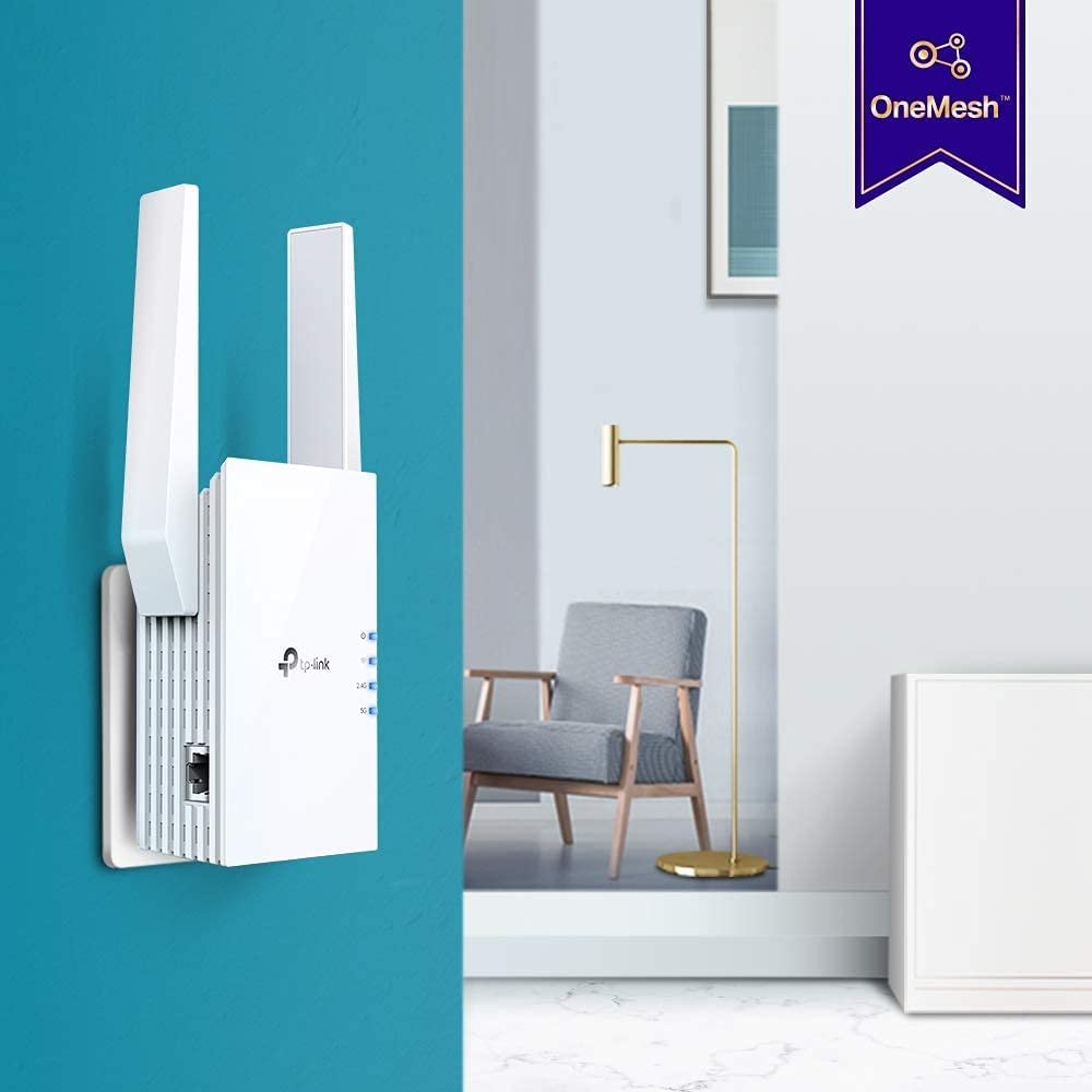 TP-Link AX3000 WiFi 6 Range Extender Internet Booster (RE705X) - Dual Band, AP Mode w/Gigabit Port, OFDMA, Beamforming, APP Setup 🍁 All In One Marketplace Canada