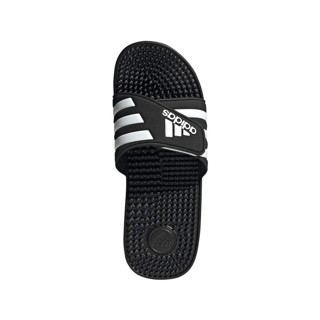 adidas Unisex-Adult Adissage, Core Black/White/Core Black, 11 🍁 All In One Marketplace Canada