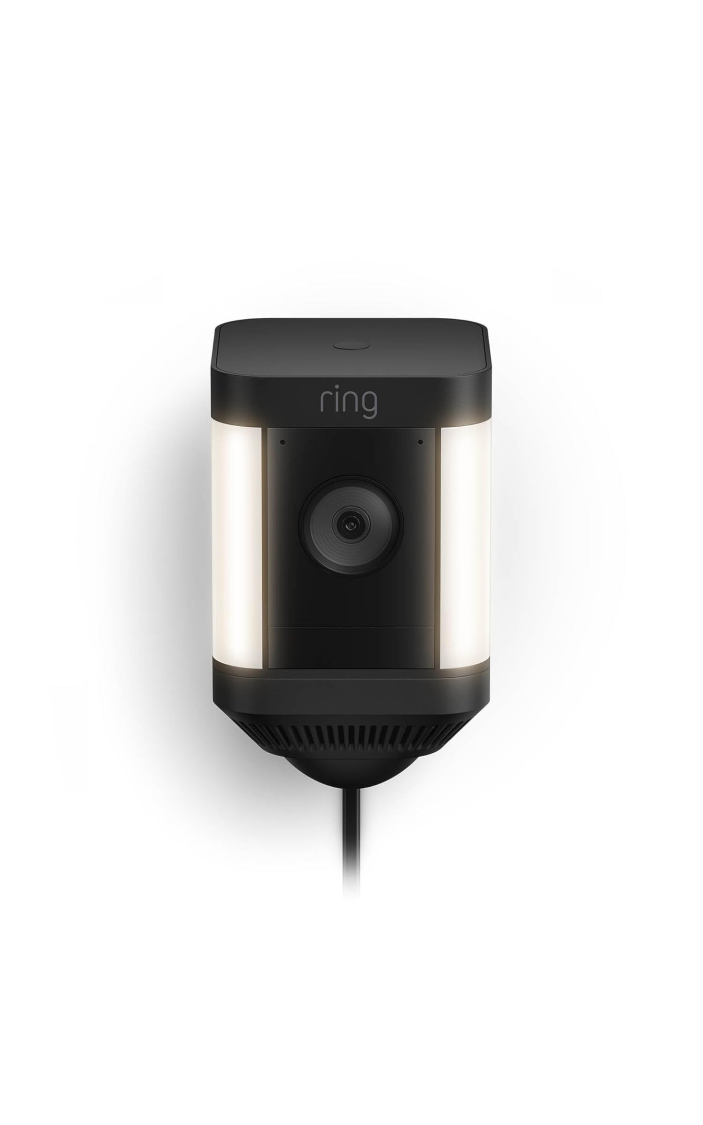 Ring Spotlight Cam Plus, Plug-in | Two-Way Talk, Colour Night Vision, and Security Siren - Black 🍁 All In One Marketplace Canada